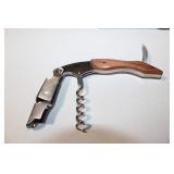 Wood Handle & Stainless Cork Screw