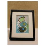 Framed Signed Artwork  9 x 11
