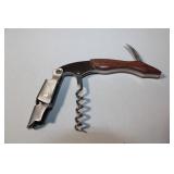 Wood Handle & Stainless Cork Screw