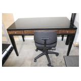 3Drawer Desk  31 x 52 x 28 & Adjustable Office Cha