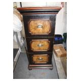 3 Drawer Wood File Cabinet need some tlc 43 x 15 x