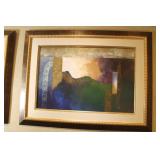 Framed Symphony Musical Notes Abstract Textured Pa