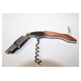 Wood Handle & Stainless Cork Screw