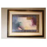 Framed Symphony Musical Notes Abstract Textured Pa