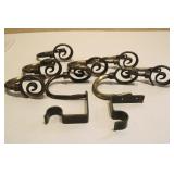 Brass Curtain Tie Hooks & rod Holders