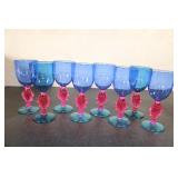 Plastic Stem Fish Wine Glasses