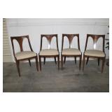Vintage Kindle Walnut Spoon back Chairs