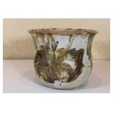 Studio Glazed Art Stoneware  Pottery  7 x 8 1/2