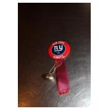 Vintage New York Giants Pinback with Ribbon and Fo