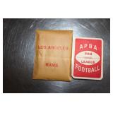 Vintage APBA  Los Angeles Rams 30 Football Cards