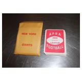 Vintage APBA  New York Giants 30 Football Cards
