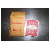 Vintage APBA Philadelphia Eagles 30 Football Cards