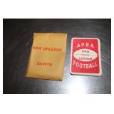 Vintage APBA New Orleans Saints 30 Football Cards
