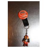 Vintage Cincinnati Bengals Pinback with Ribbon and