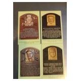 Vintage Hall of Fame Post Cards Jack Robinson,Juan