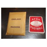 Vintage APBA Oakland Raiders Football 30 Cards