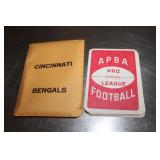 Vintage APBA Cincinnati Bengals Football 30 Cards