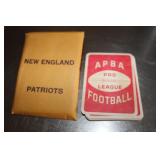 Vintage APBA New England Patriots  Football 30 Car