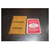 Vintage APBA  Pittsburgh Steelers 30 Football Card