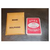 Vintage APBA Miami Dolphins 30 Football  Cards