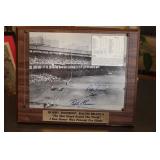 Vintage Signed Mounted Photo Bobby Thomson & Ralp