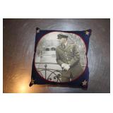 Elvis Mini GI Army Pillow 7 1/2 x 7 1/2