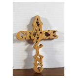 Vintage Wood  Scoll Saw Art by Glenn L.Edwards 6 x