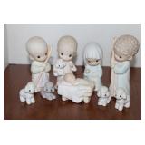 Vintage 1986 Precious Moments 9 pc Nativity Set 10