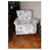 Floral Upholstered Chair