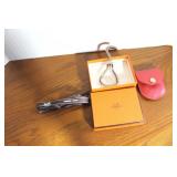 Vintage Hermes Paris Folding Red Hoof Pick
