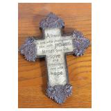 A Friends Pray Cross 6 1/2 x 8