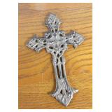 Vintage Wrought Iron Cross 5 x 8