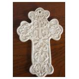 Ceramic White Cross 4 x 6 1/2