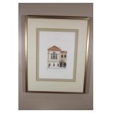 Gold Metal framed Artwork  22 x 47