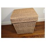 Woven Basket with top 20 x 20