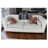 Sofa with Pillows 18 x 34 x 84 and Throw Blanket