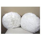 Threshold  White fluff Toss Pillows