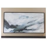 Wood Framed  Canvas Artwork 24 x 47