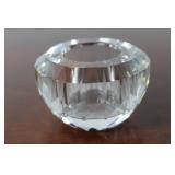 Crystal Candle Holder  2 1/2 x 3