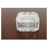 Waterford Society  Crystal 2000 Square Trinket