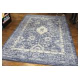 Threshold Gray & Blue Area Rug 59 x 83