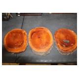 Vintage Wood Tree Ring Buckle Collectible