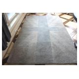 Blue & Gray Area Rug  60 x 96