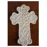 Ceramic White Cross 4 x 6 1/2