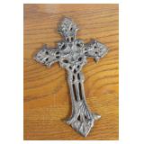 Vintage Wrought Iron Cross 5 x 8