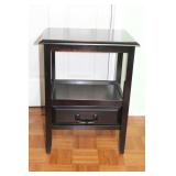 Vintage 1 Drawer Side Table 27 1/2 x 20 x 15