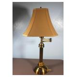 Vintage Brass Swing Lamp 27 "