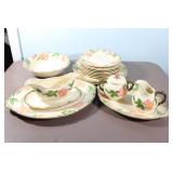 Franciscan Desert Rose Bowl,Plates,Trays,Gravy Boa