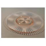 Ventage Depression Glass Tray 10 1/2