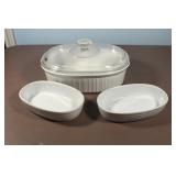 Corningware Dish with Lid & Trays